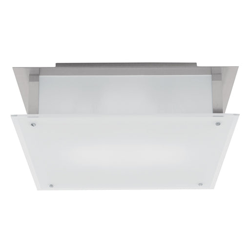 Vision (s) Dimmable LED Flush Mount in Brushed Steel Finish