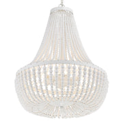 Rylee 6 Light 18.75" Chandelier in Matte White