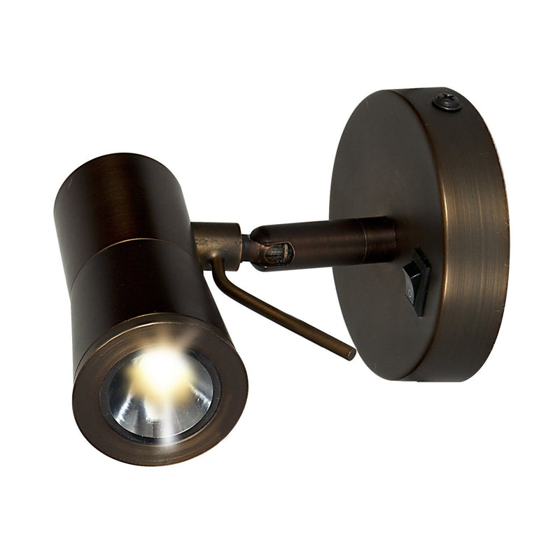 Cyprus 2 LED Reading Light in Bronze