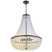 Rylee 8 Light 24.75" Chandelier in Matte Black