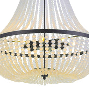 Rylee 8 Light 24.75" Chandelier in Matte Black