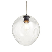 Numen 1 Light Pendant in Textured Black