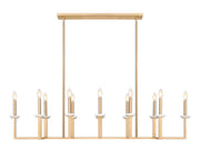 Gaultier 12 Light 56.75" Linear Pendant in Modern Gold