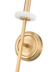 Gaultier 1 Light 4.5" Wall Sconce in Modern Gold