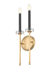 Gaultier 2 Light 7.5" Wall Sconce in Modern Gold