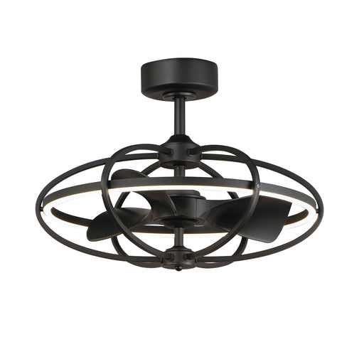 Corona 21.75" WiFi LED Fandelight in Black