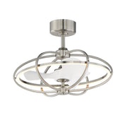 Corona 21.75" WiFi LED Fandelight in Satin Nickel