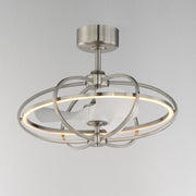 Corona 21.75" WiFi LED Fandelight in Satin Nickel