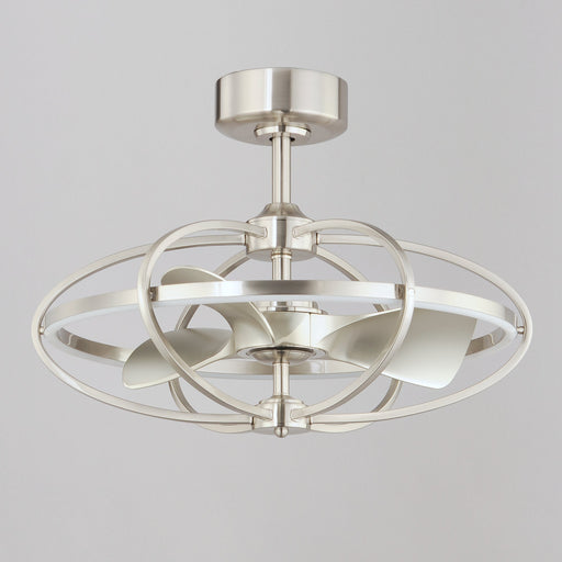 Corona 22" WiFi LED Fandelight in Satin Nickel
