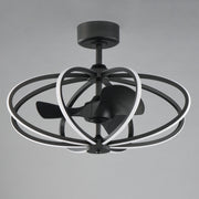 Solstice 8 Light WiFi LED Fandelight in Black
