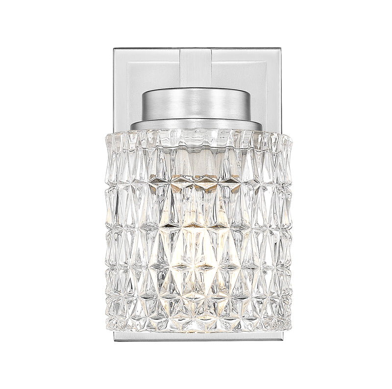 Jacqueline 1 Light 4.75" Wall Sconce in Brushed Nickel