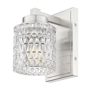 Jacqueline 1 Light 4.75" Wall Sconce in Brushed Nickel