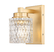 Jacqueline 1 Light 4.75" Wall Sconce in Modern Gold