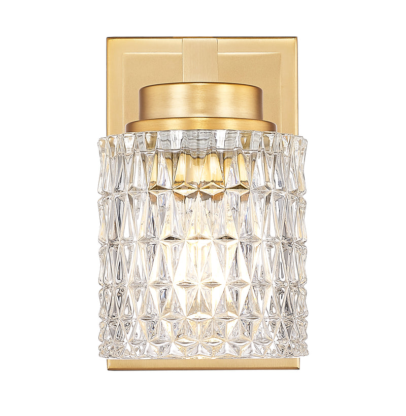 Jacqueline 1 Light 4.75" Wall Sconce in Modern Gold