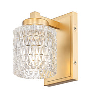 Jacqueline 1 Light 4.75" Wall Sconce in Modern Gold
