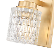 Jacqueline 1 Light 4.75" Wall Sconce in Modern Gold