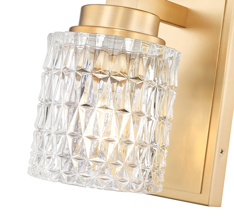 Jacqueline 1 Light 4.75" Wall Sconce in Modern Gold