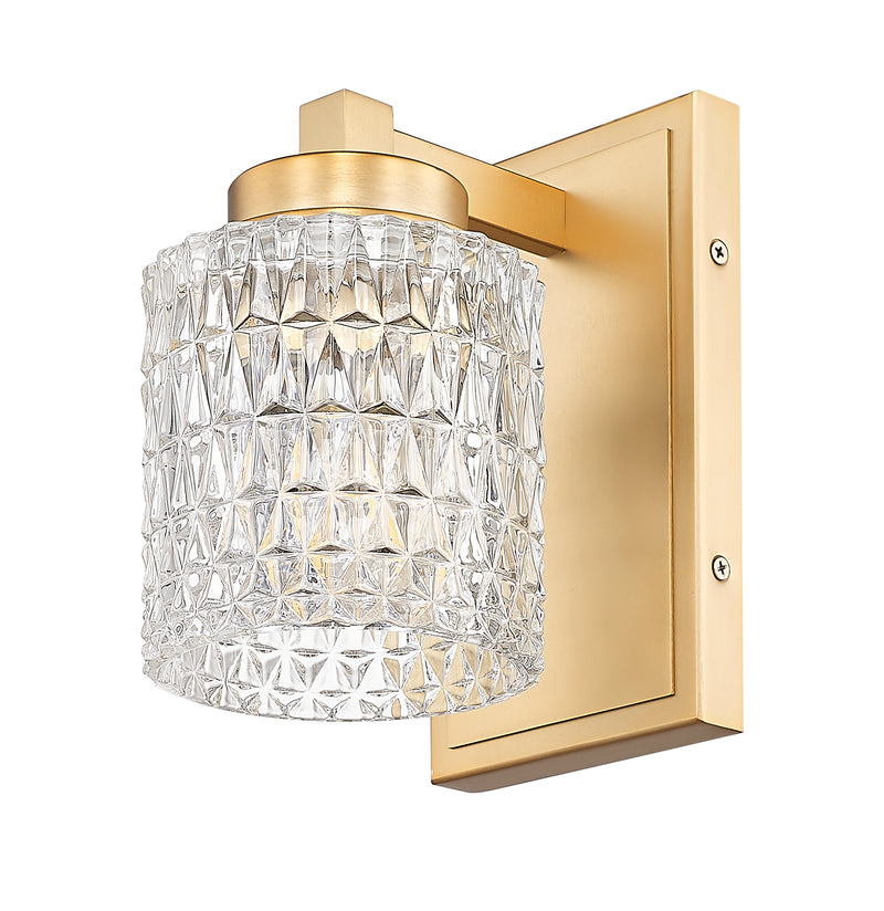 Jacqueline 1 Light 4.75" Wall Sconce in Modern Gold