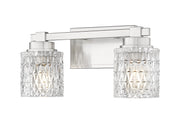Jacqueline 2 Light 15.75" Vanity in Brushed Nickel