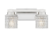 Jacqueline 2 Light 15.75" Vanity in Brushed Nickel