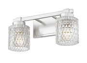 Jacqueline 2 Light 15.75" Vanity in Brushed Nickel