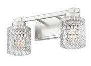 Jacqueline 2 Light 15.75" Vanity in Brushed Nickel