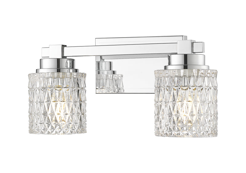 Jacqueline 2 Light 15.75" Vanity in Chrome