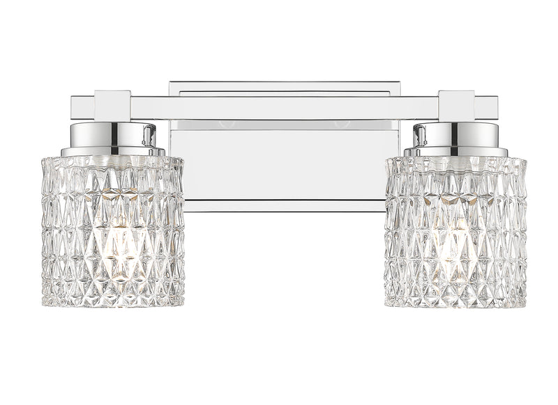 Jacqueline 2 Light 15.75" Vanity in Chrome
