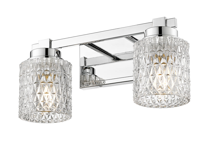 Jacqueline 2 Light 15.75" Vanity in Chrome