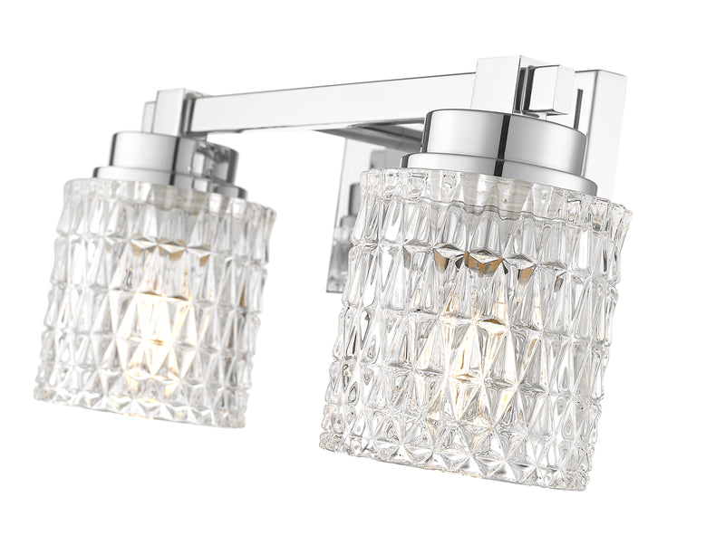 Jacqueline 2 Light 15.75" Vanity in Chrome