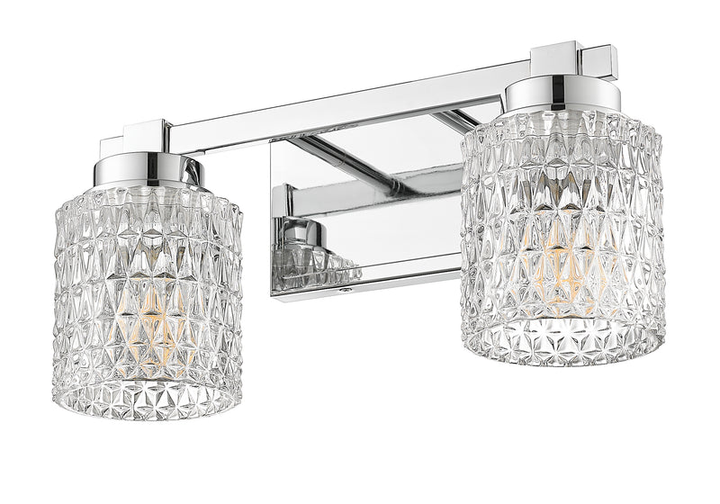 Jacqueline 2 Light 15.75" Vanity in Chrome