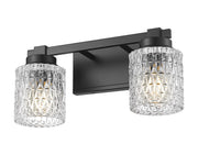 Jacqueline 2 Light 15.75" Vanity in Matte Black