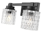 Jacqueline 2 Light 15.75" Vanity in Matte Black