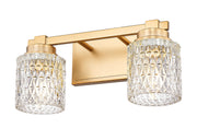 Jacqueline 2 Light 15.75" Vanity in Modern Gold