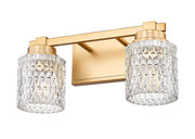 Jacqueline 2 Light 15.75" Vanity in Modern Gold