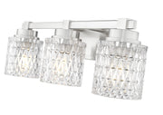 Jacqueline 3 Light 22.75" Vanity in Brushed Nickel