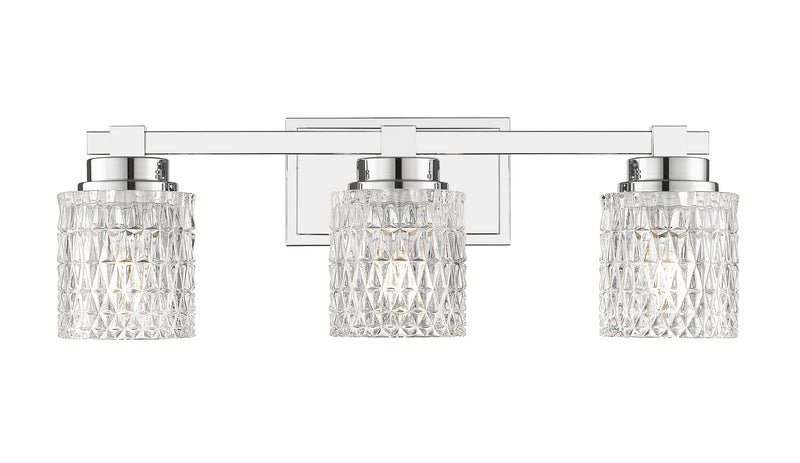 Jacqueline 3 Light 22.75" Vanity in Chrome