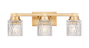 Jacqueline 3 Light 22.75" Vanity in Modern Gold
