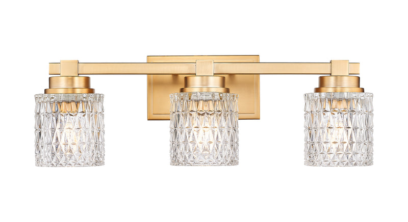 Jacqueline 3 Light 22.75" Vanity in Modern Gold