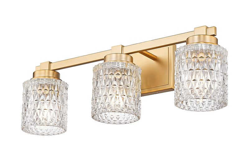 Jacqueline 3 Light 22.75" Vanity in Modern Gold