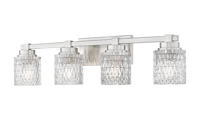 Jacqueline 4 Light 31.5" Vanity in Brushed Nickel