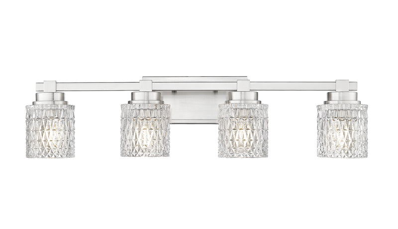 Jacqueline 4 Light 31.5" Vanity in Brushed Nickel