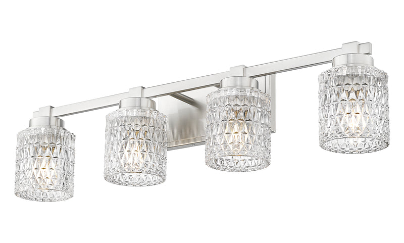 Jacqueline 4 Light 31.5" Vanity in Brushed Nickel