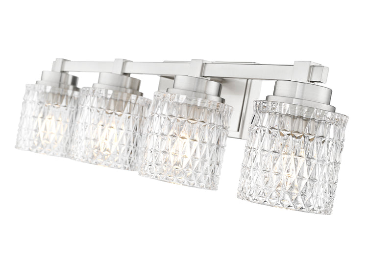 Jacqueline 4 Light 31.5" Vanity in Brushed Nickel
