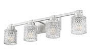 Jacqueline 4 Light 31.5" Vanity in Brushed Nickel