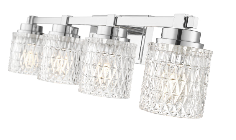 Jacqueline 4 Light 31.5" Vanity in Chrome