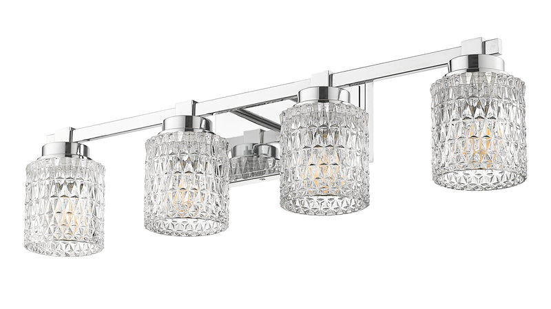 Jacqueline 4 Light 31.5" Vanity in Chrome