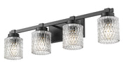 Jacqueline 4 Light 31.5" Vanity in Matte Black