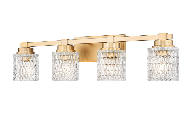 Jacqueline 4 Light 31.5" Vanity in Modern Gold