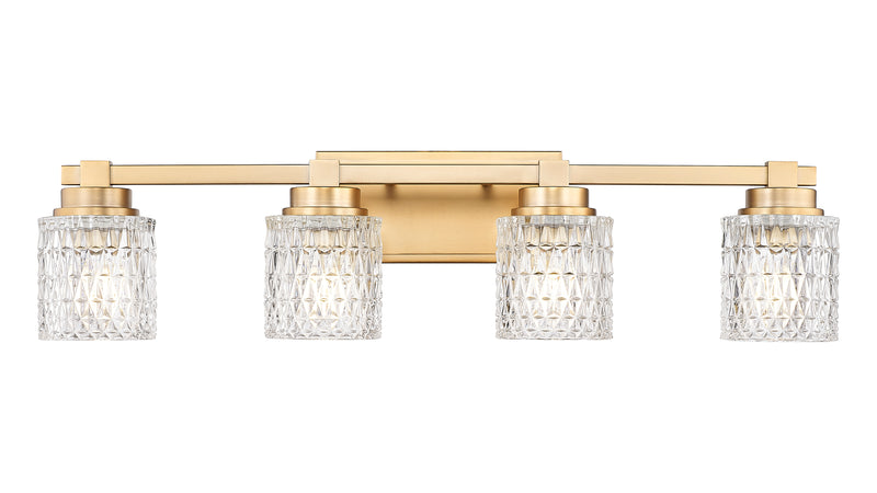 Jacqueline 4 Light 31.5" Vanity in Modern Gold